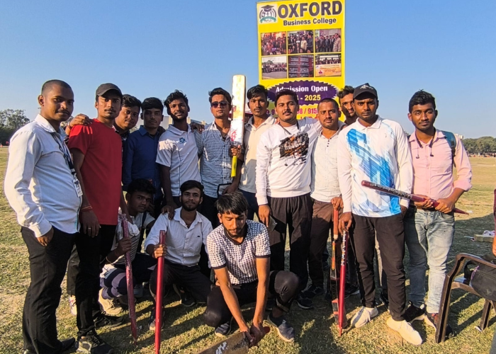 Oxford Business College, Patna, Hosts Thrilling Cricket Tournament
